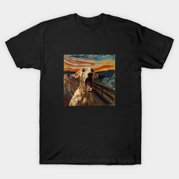 The Scream Dog T-Shirt by FelipeHora